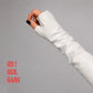 White Genuine Leather Half Finger Mid-Length & Long Gloves - Sizes S–XXL (Copy)