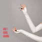 White Genuine Leather Half Finger Mid-Length & Long Gloves - Sizes S–XXL (Copy)