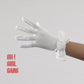 Bows with Rose Satin Short Gloves