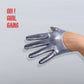 Black 13cm Ultrashort Faux Patent Synthetic Leather Half Palm Gloves, 7 colors - pointed latex gloves, Festival, Party evening grown gloves