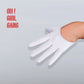 Black 13cm Ultrashort Faux Patent Synthetic Leather Half Palm Gloves, 7 colors - pointed latex gloves, Festival, Party evening grown gloves