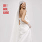 Juliet Cap Veil White 150cm, Soft Tulle Bridal Veil, Romantic Wedding Headpiece, Elegant Long Veil, Vintage Inspired Modern Bride Veil