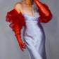 White Long Gloves with Puff Tulle, Pink, Lavender, Nude color sleeves gloves. Oh Girl Gang Gloves
