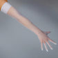 NEW! White, Black, Beige, Brown Mesh Opera gloves with back lining (70cm) Stretchy high elastic fishnet gloves (Touch screen). Oh Girl Gang