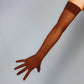 NEW! White, Black, Beige, Brown Mesh Opera gloves with back lining (70cm) Stretchy high elastic fishnet gloves (Touch screen). Oh Girl Gang