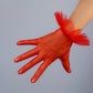 Lavender, Pink, Burgundy, Red, White Tulle Short Gloves with Ruffles