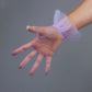 Lavender, Pink, Burgundy, Red, White Tulle Short Gloves with Ruffles