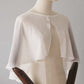 Elegant Chiffon Cape in Ivory White, Bridal Wedding Cape> Oh Girl Gang