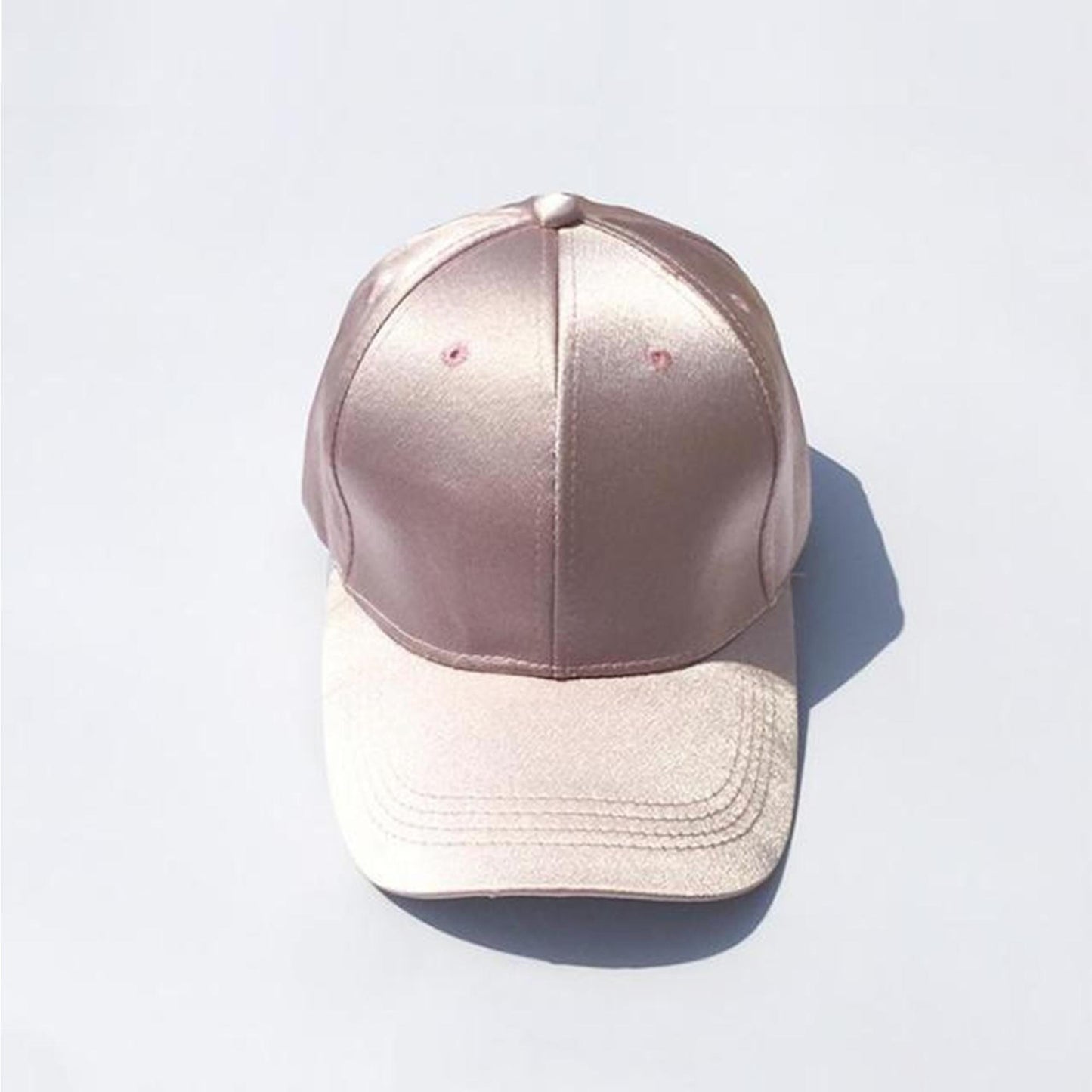 Satin Baseball Cap Light pink Satin Snapback Gorras | Satin hat | Satin cream color cap | Rave style | Hiphop street fashion Oh Girl Gang