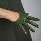 13cm Ultrashort Patent Leather Half Palm Gloves. Oh Girl Gang GlovesBlack 13cm Ultrashort Faux Patent Synthetic Leather Half Palm Gloves, 7 colors - pointed latex gloves, Festival, Party evening grown gloves