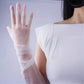 Tulle gloves 70cm long: wedding gloves, bride gloves, evening gloves, fashion gloves. Tea Party Gloves. Oh Girl Gang Gloves