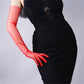 Black Tulle Sheer Opera Gloves (70cm long)