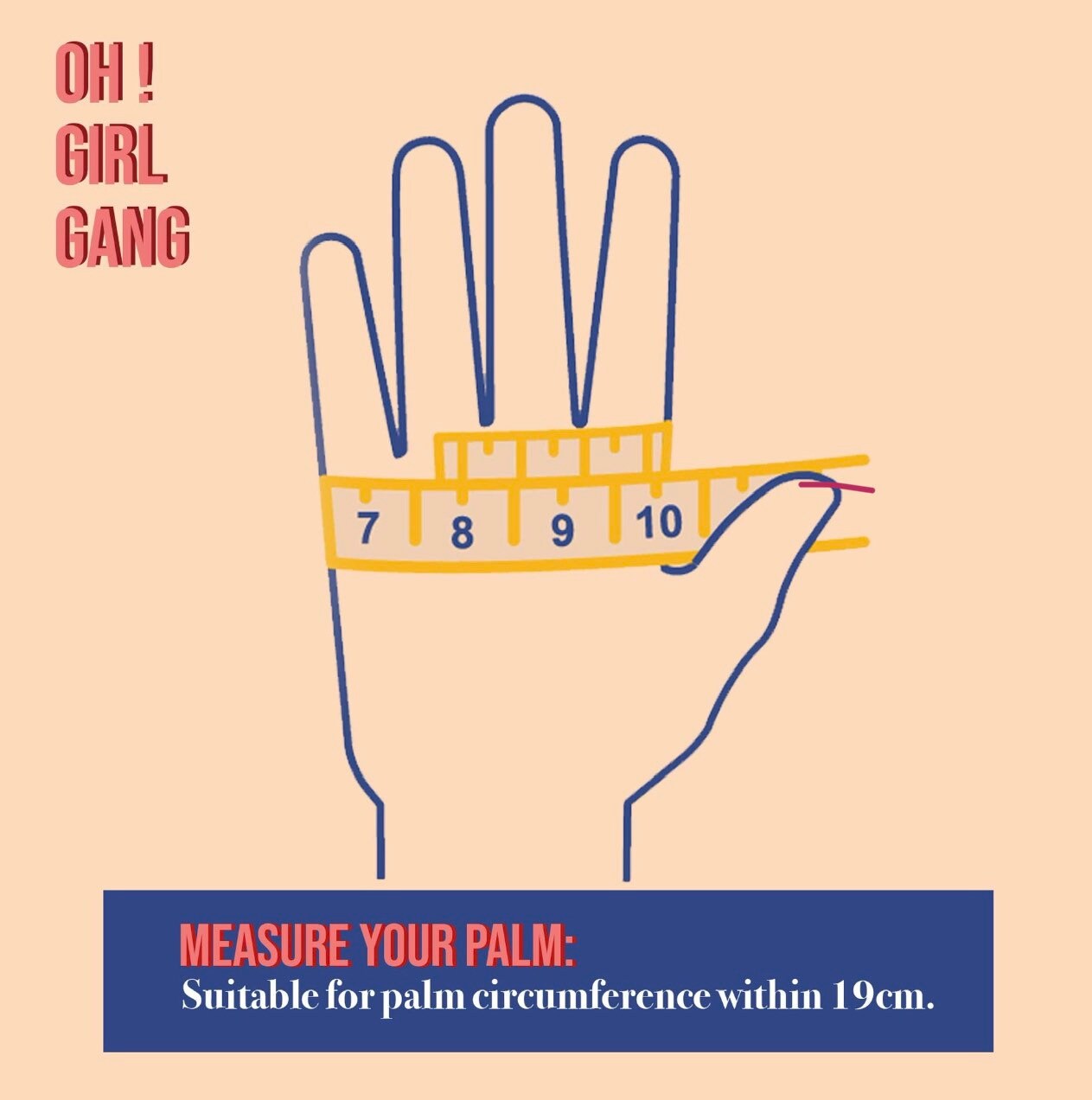 Oh Girl Gang Gloves Sizing