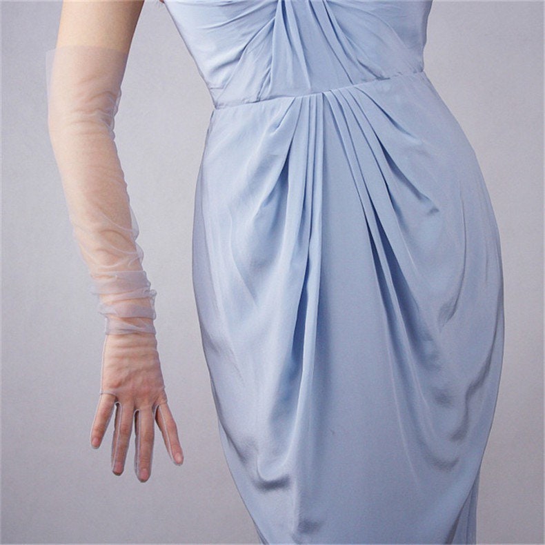 Tulle gloves 70cm long: wedding gloves, bride gloves, evening gloves, fashion gloves. Tea Party Gloves. Oh Girl Gang Gloves