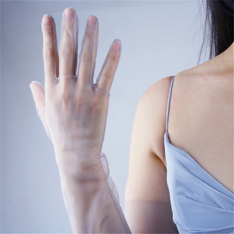 Tulle gloves 70cm long: wedding gloves, bride gloves, evening gloves, fashion gloves. Tea Party Gloves. Oh Girl Gang Gloves