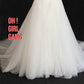 Customise Overskirt bride skirt in 6 layers | Bridal gowns for customisation | Detachable train for Victorian style wedding |oversized skirt. Oh Girl Gang Bridals