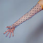 Polka dot sheer tulle gloves. Elbow length Opera gloves. Touchscreen bridal gloves, Bachelorette party, Tea Party, party costume gloves. Oh Girl Gang Gloves