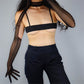Tulle One-Piece Halter Gloves in Black, white, nude color | Mesh sexy elastic gloves, Raves party, steampunk Touch Screen party costume. Oh Girl Gang Gloves