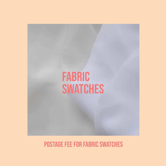 Tulle Swatches, Chiffon, tulle Organza for detachable sleeves order
