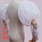 Bridal Tulle Gloves, Detachable Organza sleeves, Two ways to style sheer sleeves, Reception dress, bridal shower, wedding gown sleeves. Oh Girl Gang Bridal sleeves