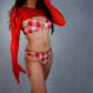 See-through Bolero Mesh Top with gloves (Black, White, Red, Nude Color) Oh Girl Gang Gloves