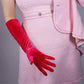 Rose Pink Opera Velvet Gloves (60cm, 40cm, 22cm) elbow length | Evening gown, wedding & party costume gloves, Steam punk gloves | Oh Girl Gang Gloves