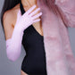 Light Pink Opera leather Gloves, 70cm, 60cm, 50cm Elbow length, Evening Gown, Party costume, Tea Party, Cyber Futuristic fashion gloves. Oh Girl Gang Gloves