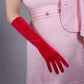 Rose Pink Opera Velvet Gloves (60cm, 40cm, 22cm) elbow length | Evening gown, wedding & party costume gloves, Steam punk gloves | Oh Girl Gang Gloves