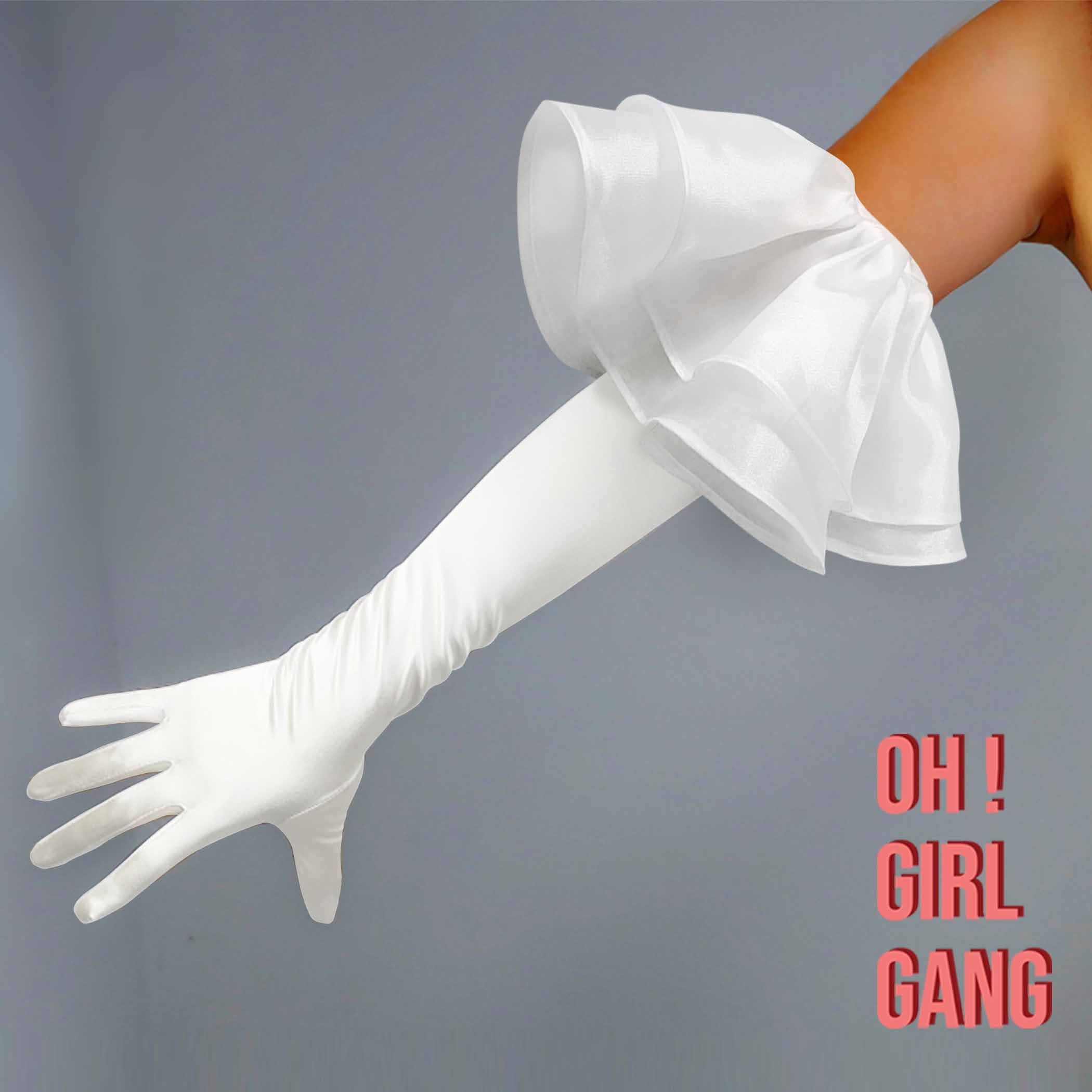 Frilly gloves best sale