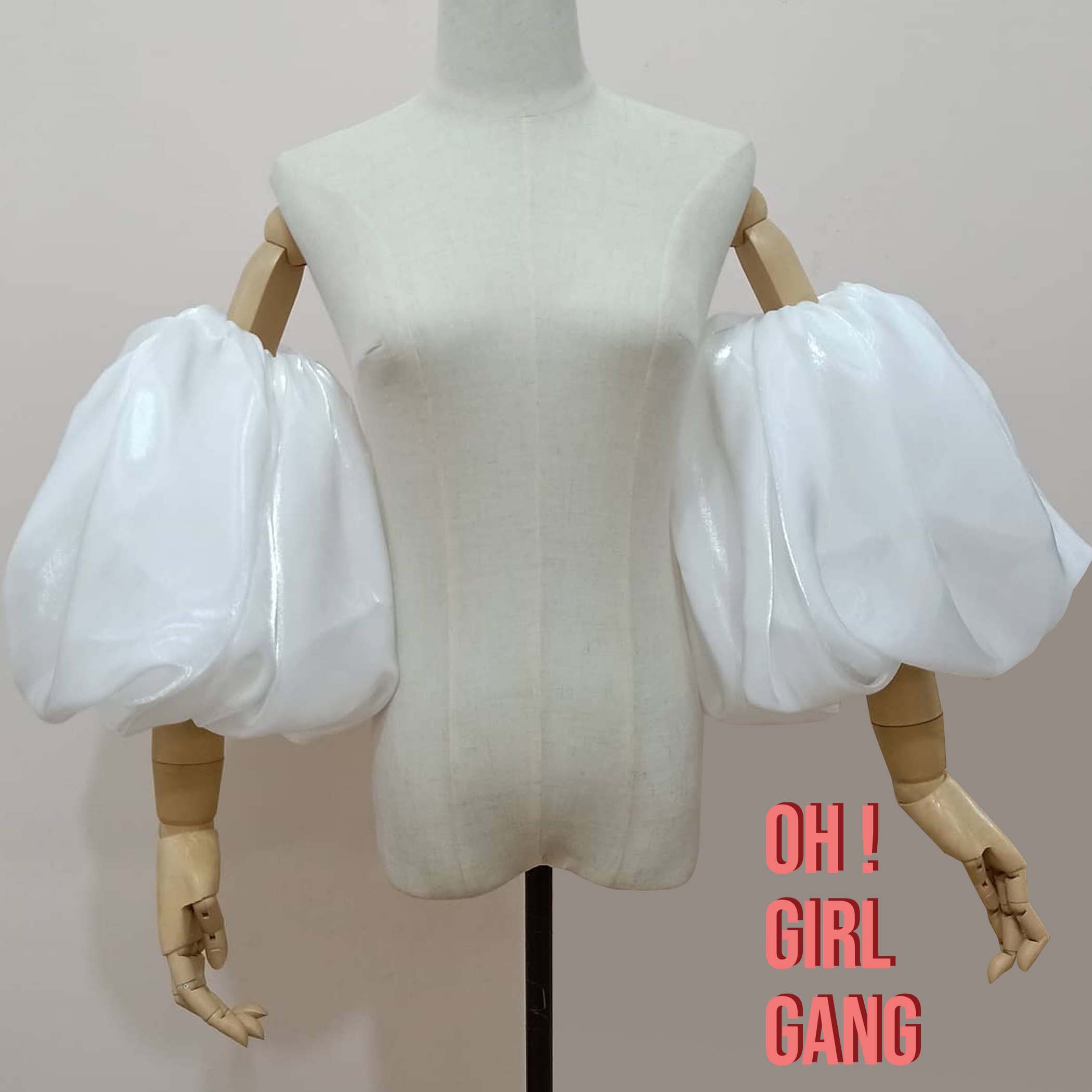 Boho Style: Puff Organza Sleeves, Detachable Bridal Sleeves. – Oh Girl Gang